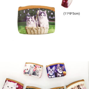 Porte-monnaie chat